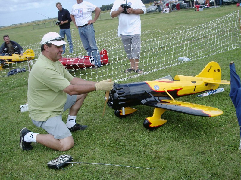 Pascal  controle son hélice