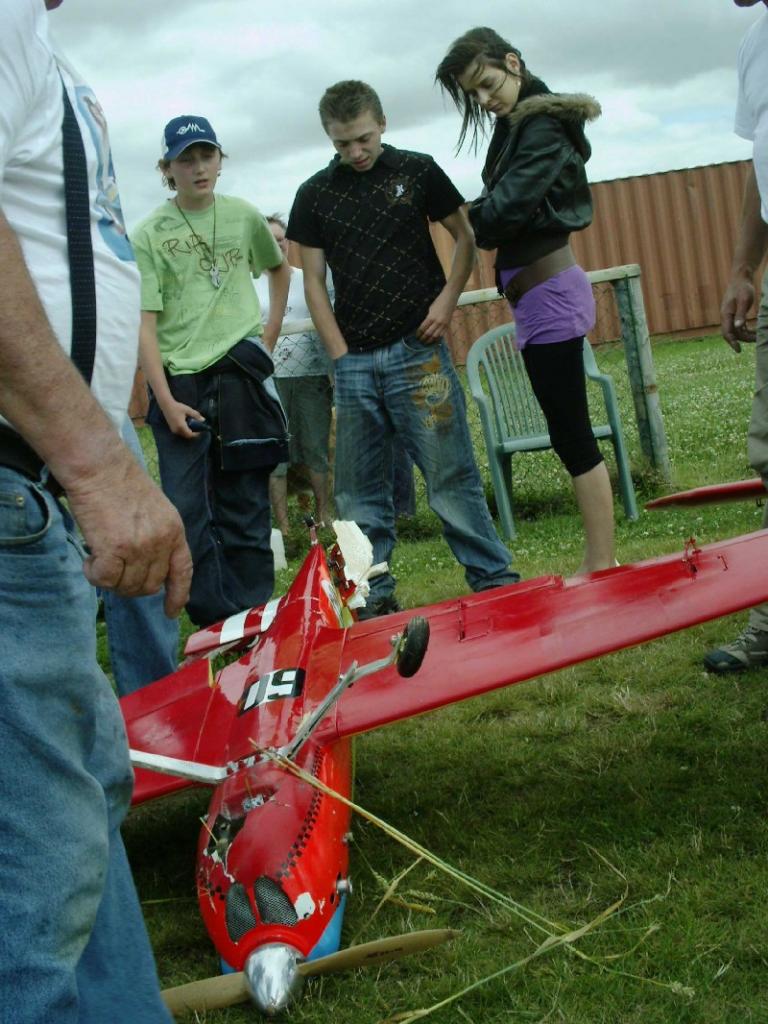 Le New little de francis après la percution en vol