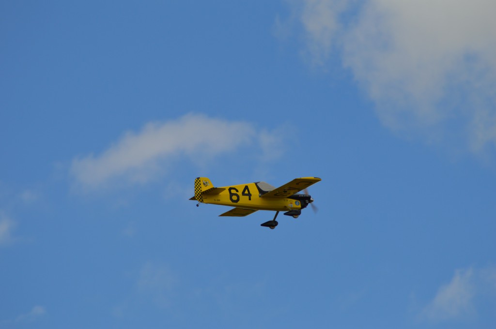 Rémy et son Cassutt en vol