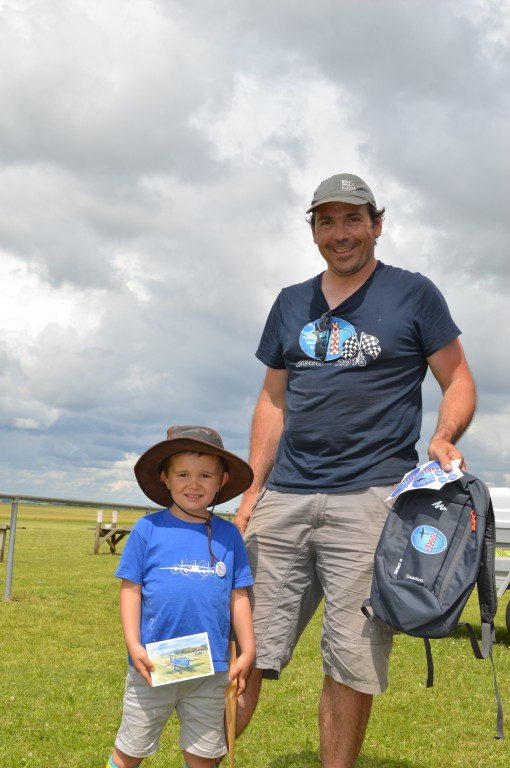 Vincent Colas et son mécano de fortune