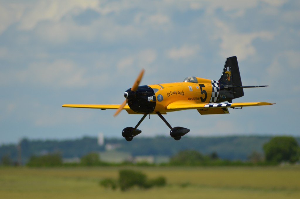 En approche le N°5 de Ronk ...volets sortis