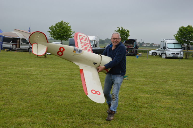 Jean Jacques et son Wedell Williams  N°8