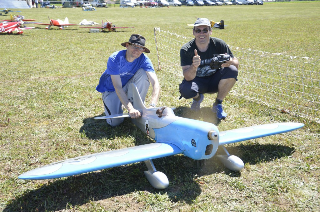 Vincent colas et  son Gee bee Sportster