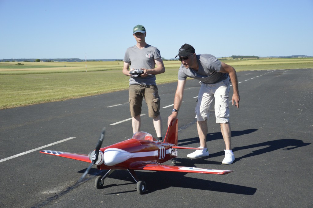  Au départ P.Y Braut et son Coatch 