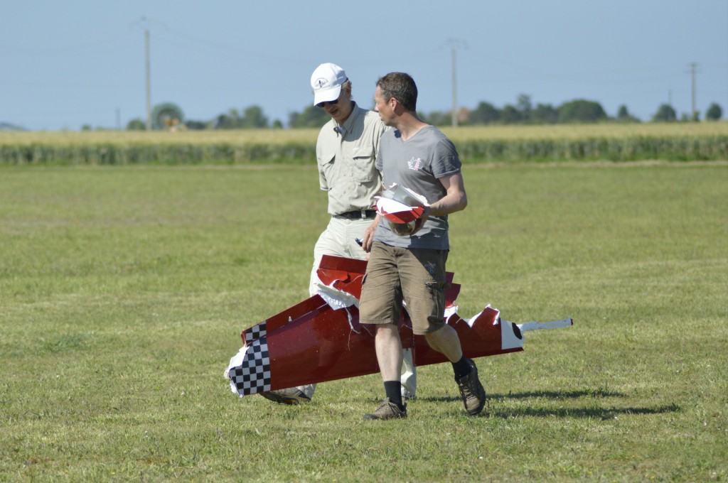  Percussion Regréttable - le moral du pilote  en a pris un coup