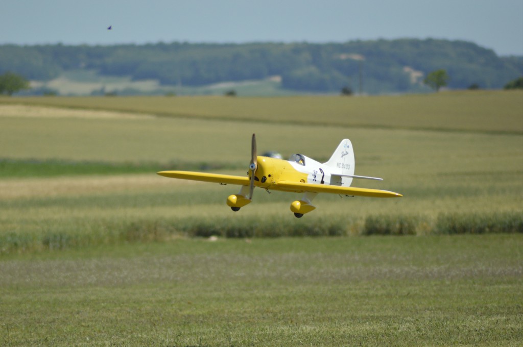  le  Gee Bee  en approche finale