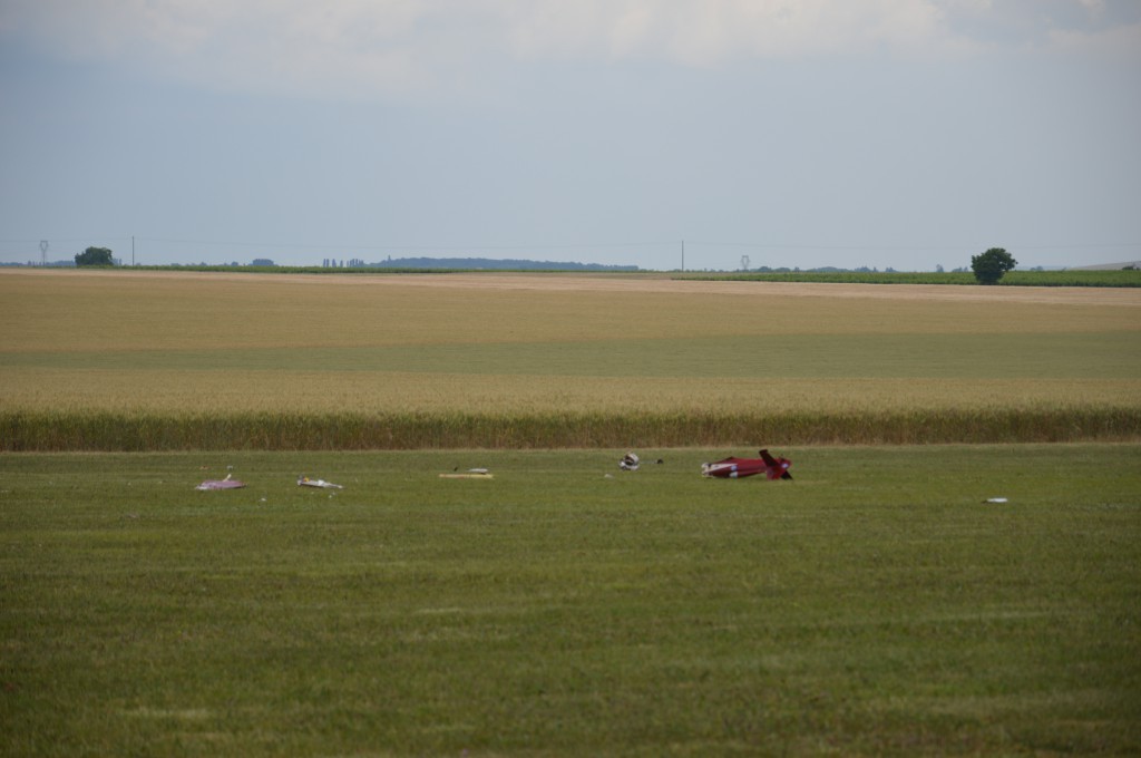 Crash du Little big N°8 d'Ovrel sur erreur de pilotage