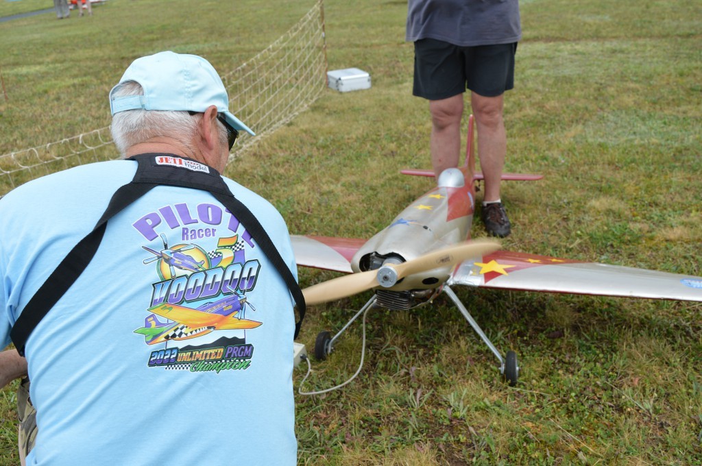 Au démarrage , Jean Jacques avant son crash...