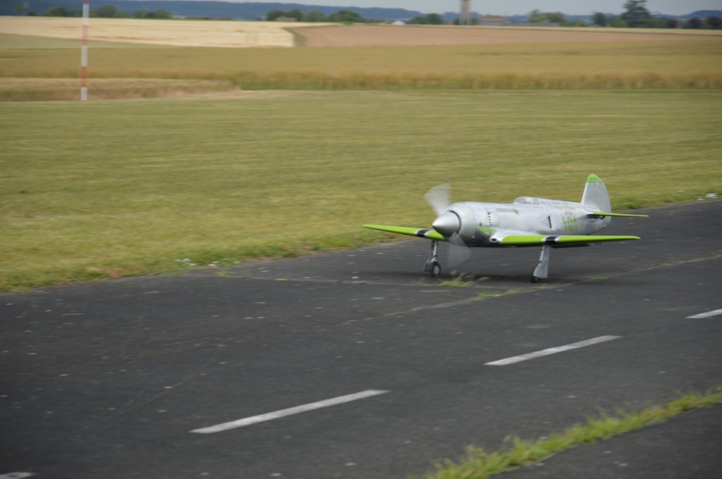 Super atterrissage bien axé piste