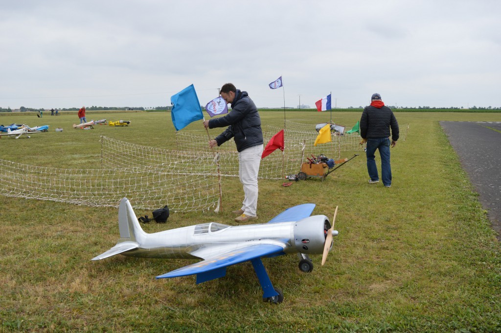 Mise en place dans le box de départ