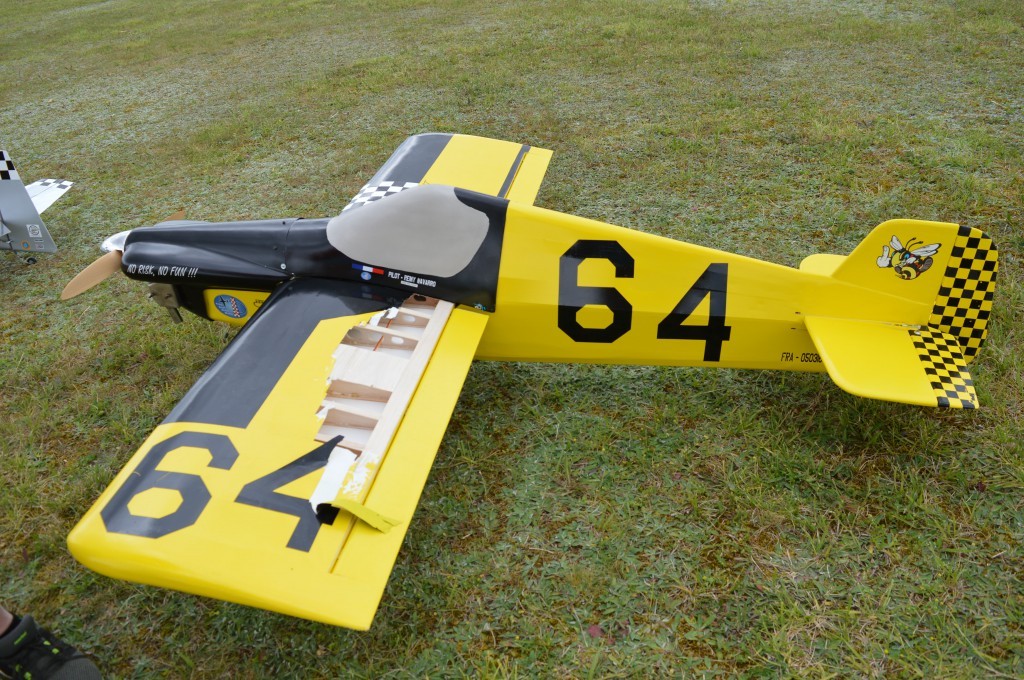 Petit soucis lors du dernier vol du Cassutt de Rémy Navarro