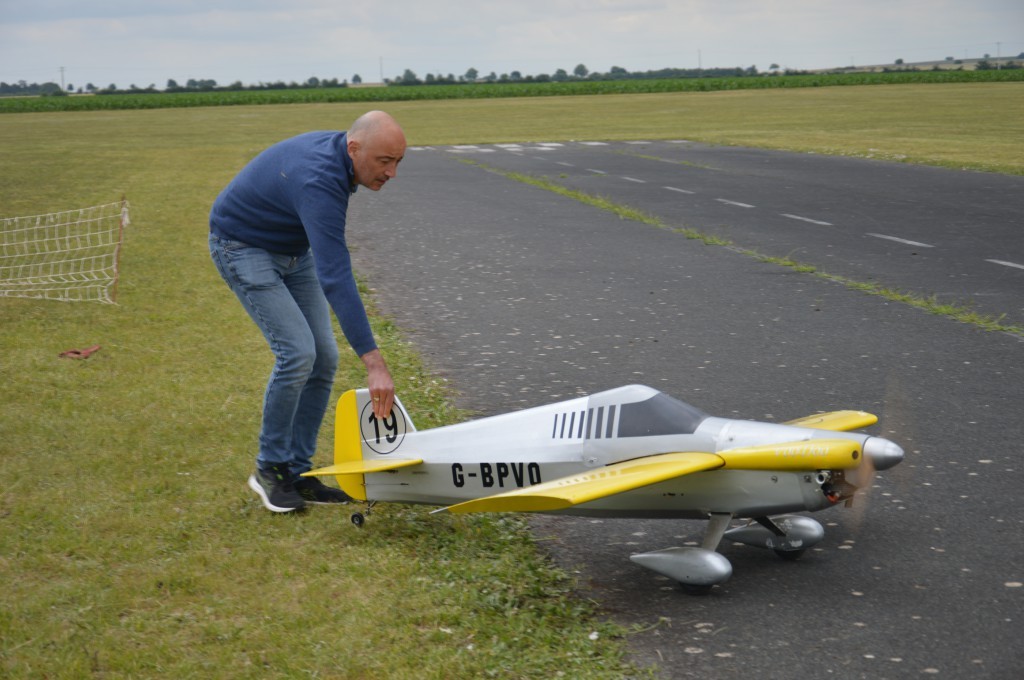 Claude Baudet à confié son Cassutt à pierre Yves Brault