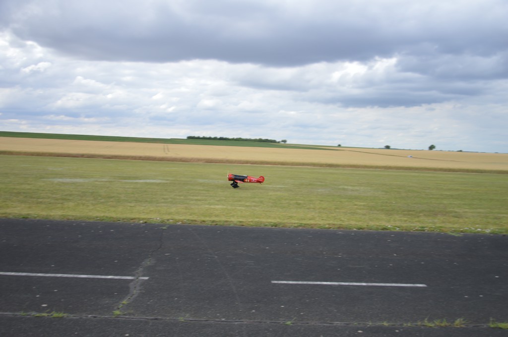 Patrick choisi la piste en Herbe 