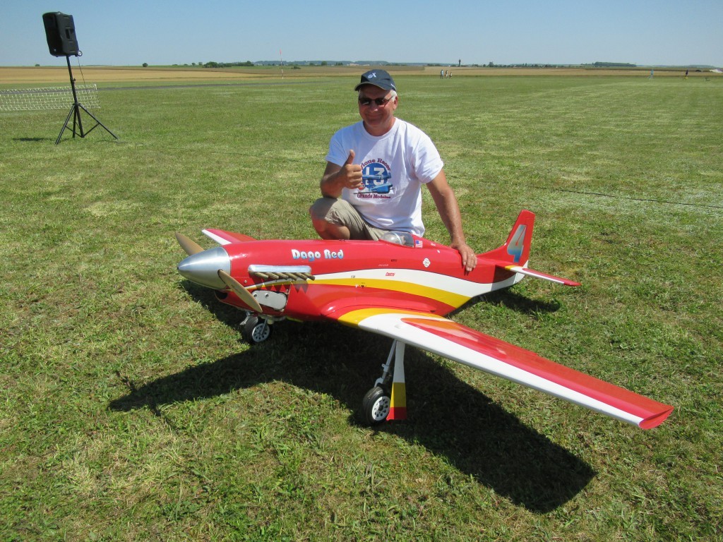 Laurent et son Mustang P51