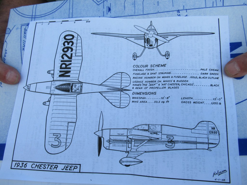 ce cadeau est un Plan 3 feuilles du célèbre racer 