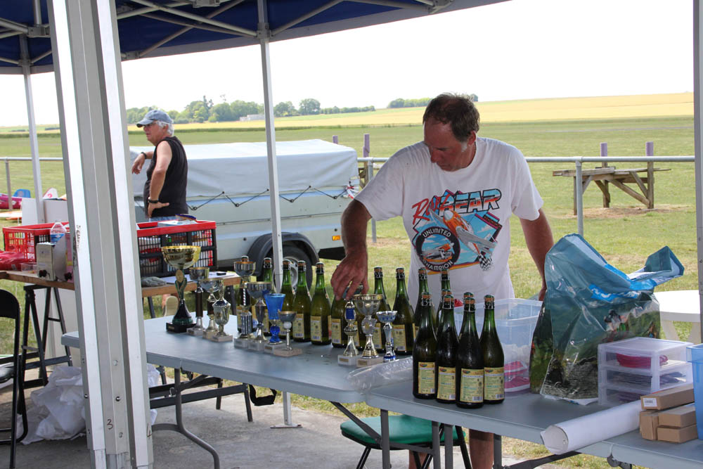 Préparation de la remise des prix 