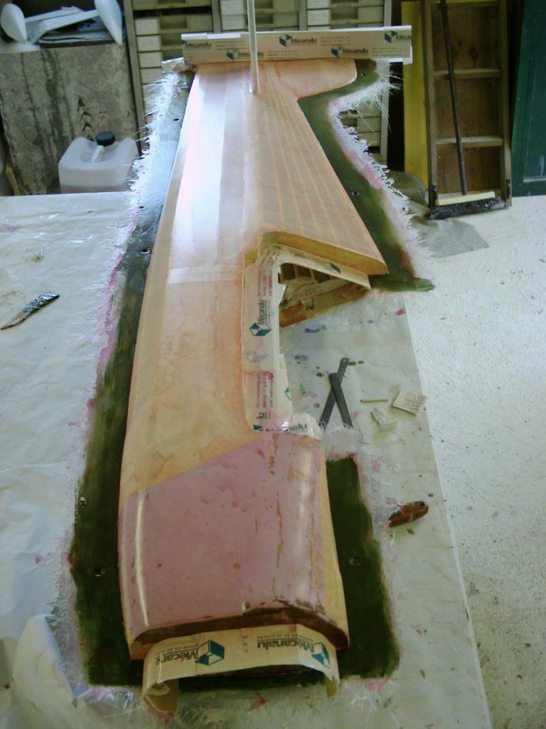 1ere demi coquille du fuselage réalisée